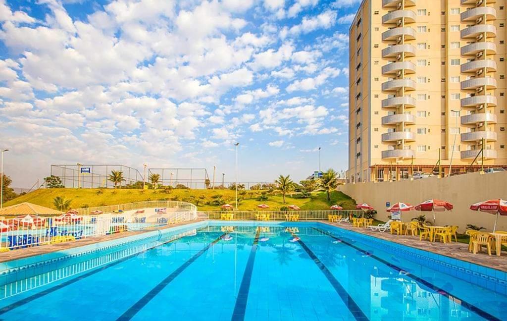 קאלדס נובאס Hotel Golden Dolphin Resort - Flat No Decimo Andar Quarto Com Varanda מראה חיצוני תמונה